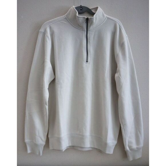 Gap 734998-03 Men's Sz M Carls Stone Vintage Soft 1/4 Zip Pullover Sweater - Picture 1 of 6